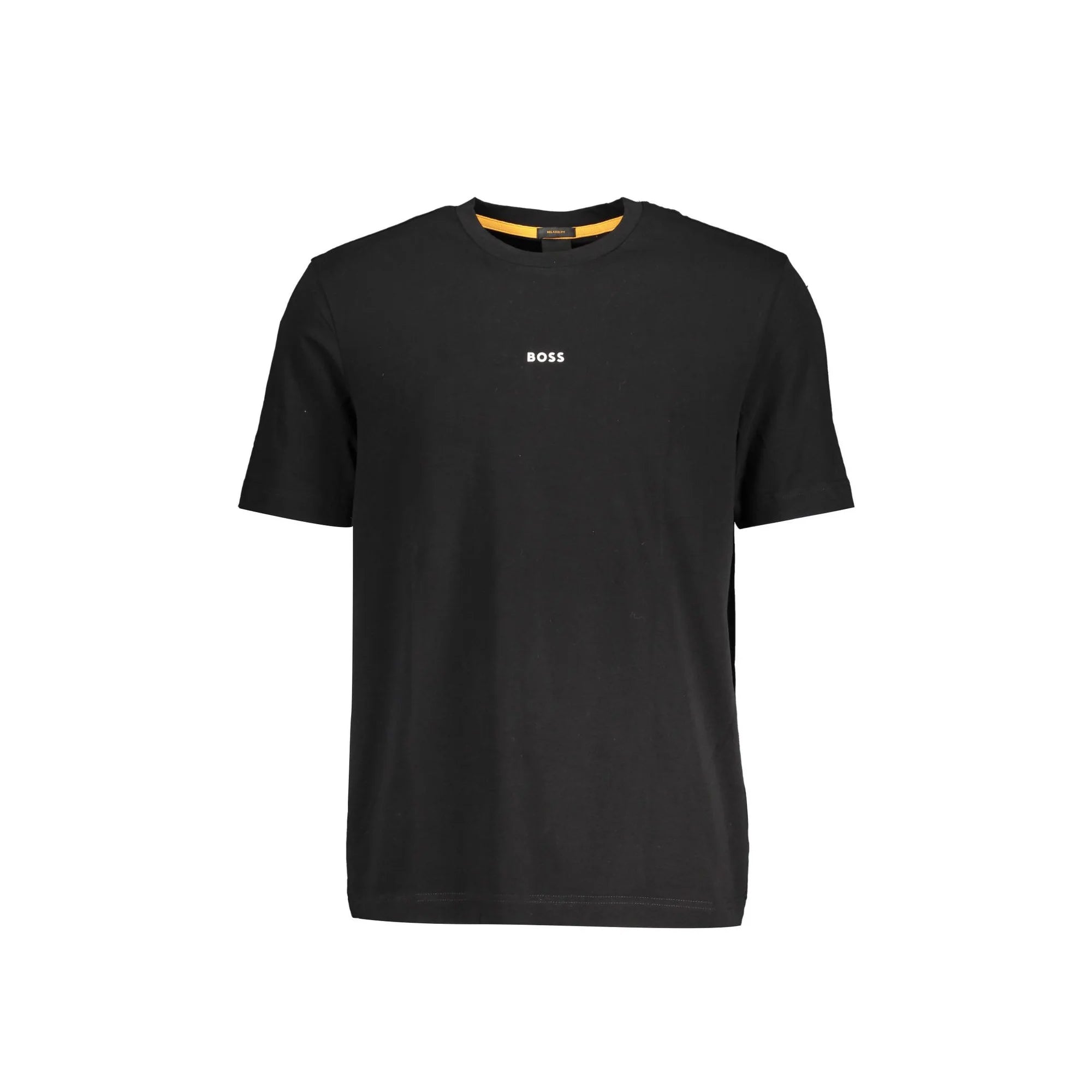 Boss T-Shirt Maniche Corte Uomo Nera Logo Nero - foto prodotto